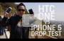 HTC One vs iPhone 5: test de resistencia anti-caídas [VÍDEO]